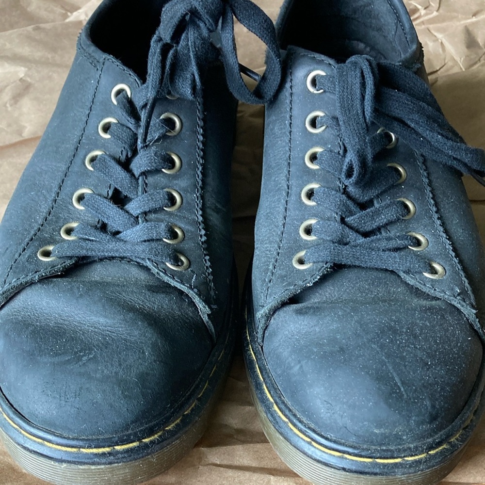 Dr. Martens Black Boots with Gum Sole